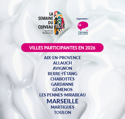 Onze villes participent à la Semaine du Cerveau 2026 à Marseille et alentours